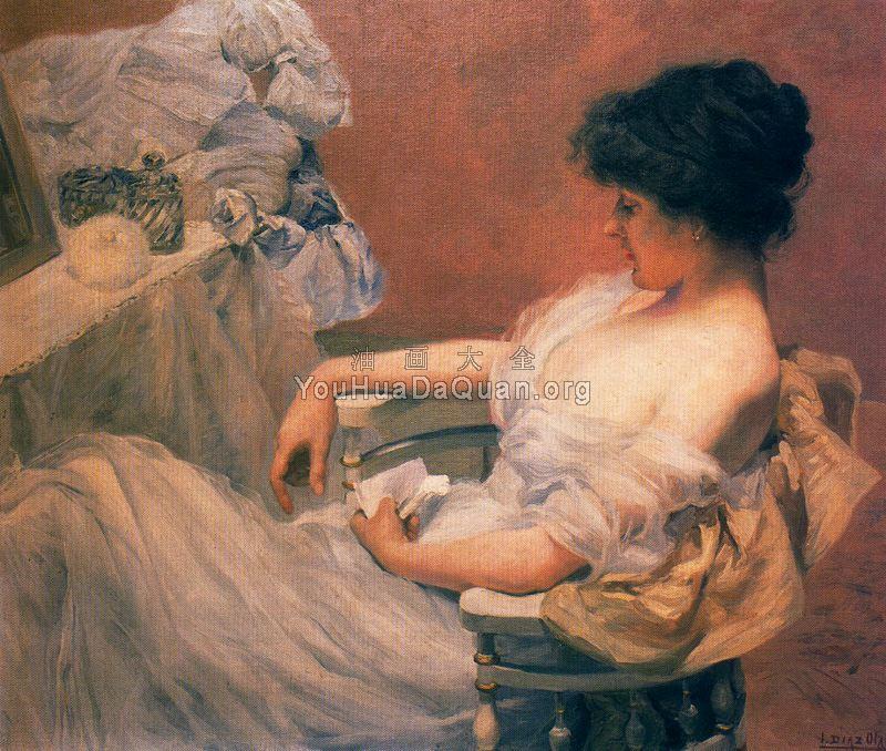 En el tocador - 伊格纳西奥·狄亚兹·奥拉诺